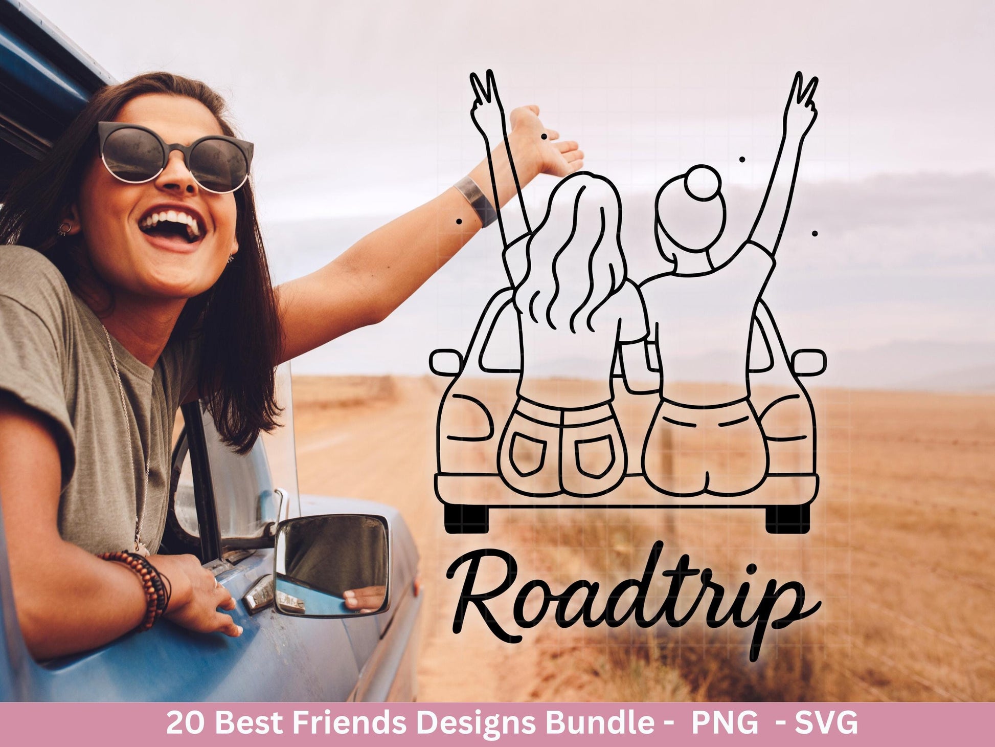 Beste Freundin Plotterdatei Bundle – Freundschaft Sprüche & Mädels Motive | Deutsche Freundschaft SVG | Schwester Geschenk Cricut Laserdatei