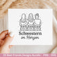 Beste Freundin Plotterdatei Bundle – Freundschaft Sprüche & Mädels Motive | Deutsche Freundschaft SVG | Schwester Geschenk Cricut Laserdatei