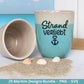 Maritim Plotterdatei Bundle – Küstenkind Sprüche & Möwen Designs | Nordsee Ostsee Meer SVG | Strandliebe Anker Waves Cricut Laserdatei