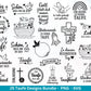 Taufe Plotterdatei Bundle – Einladung Taufe & Segenswünsche | Christliche SVG Designs | Taufkind Symbole Kreuz Kommunion Cricut Laserdatei