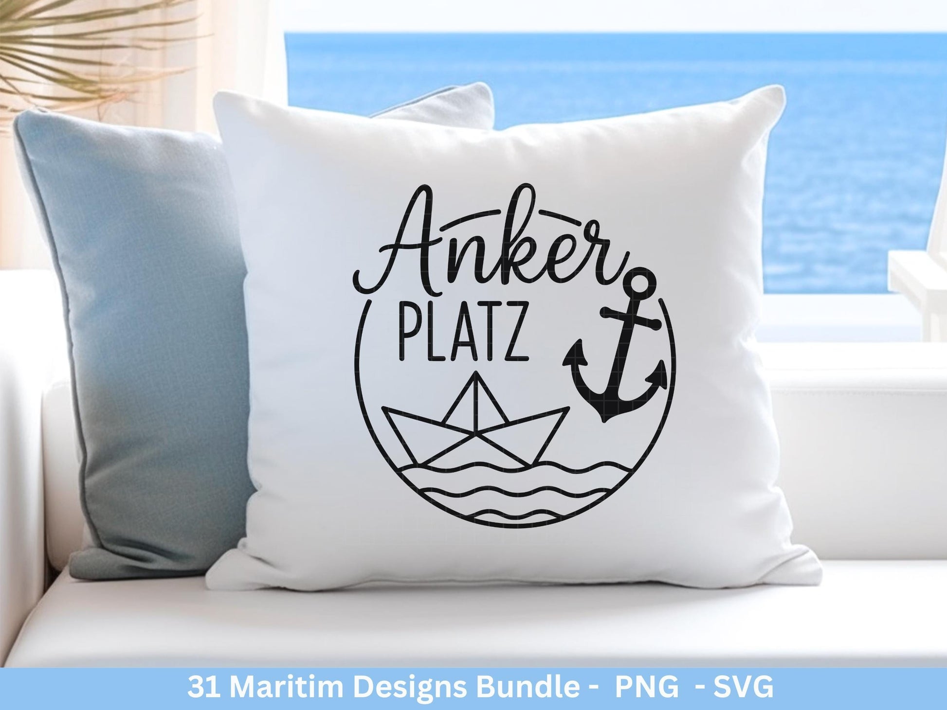 Maritim Plotterdatei Bundle – Küstenkind Sprüche & Meerliebe Designs | Nordsee Ostsee SVG | Möwen Anker Ahoi Strandliebe Cricut Laserdatei