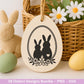 Ostern Plotterdatei Bundle – Süße Hasen Frohe Ostern Sprüche | Deutsche Oster SVG Designs | Ostergrüße Frühling Cricut Laserdatei Geschenk