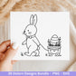 Ostern Plotterdatei Bundle – Süße Hasen & Ostergrüße Designs | Deutsche Oster SVG Motive | Frühling Ostern Cricut Silhouette Laserdatei