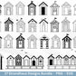 Strandhaus Plotterdatei Bundle – Maritime Strandhäuser & Küstenmotive | Meer SVG Designs | Nordsee Ostsee | Cricut Silhouette Laserdatei