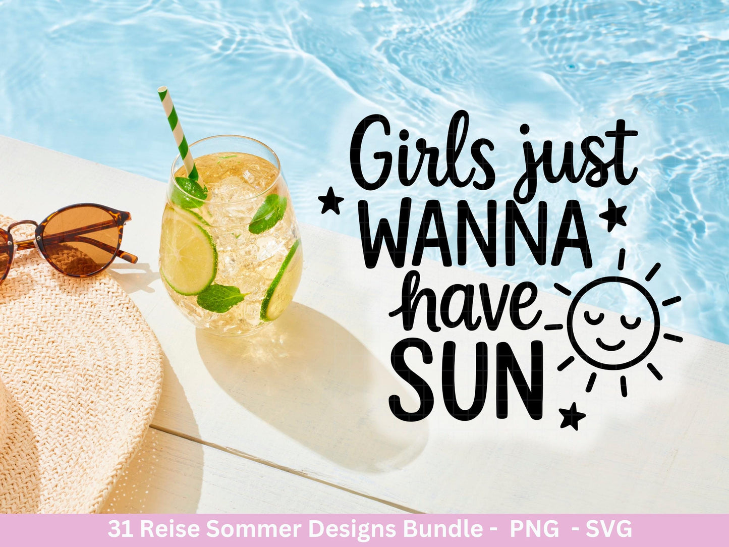 Reise Plotterdatei Bundle – Summer Vibes & Fernweh Sprüche | Urlaub Abenteuer SVG | Koffer Flugzeug Sommer | Weltenbummler Cricut Laserdatei