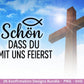 Konfirmation Plotterdatei Bundle – Christliche Sprüche & Symbole | Konfirmation SVG PNG | Einladung Deko Geschenk | Cricut Laserdatei Kirche