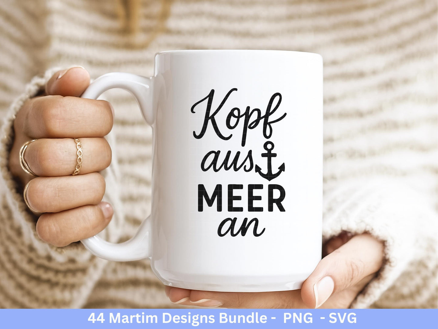 Maritim Plotterdatei Bundle – Küstenliebe Sprüche & Leuchtturm Motive | Moin Nordsee Ostsee SVG | Möwen Anker Meer | Cricut Laserdatei Holz