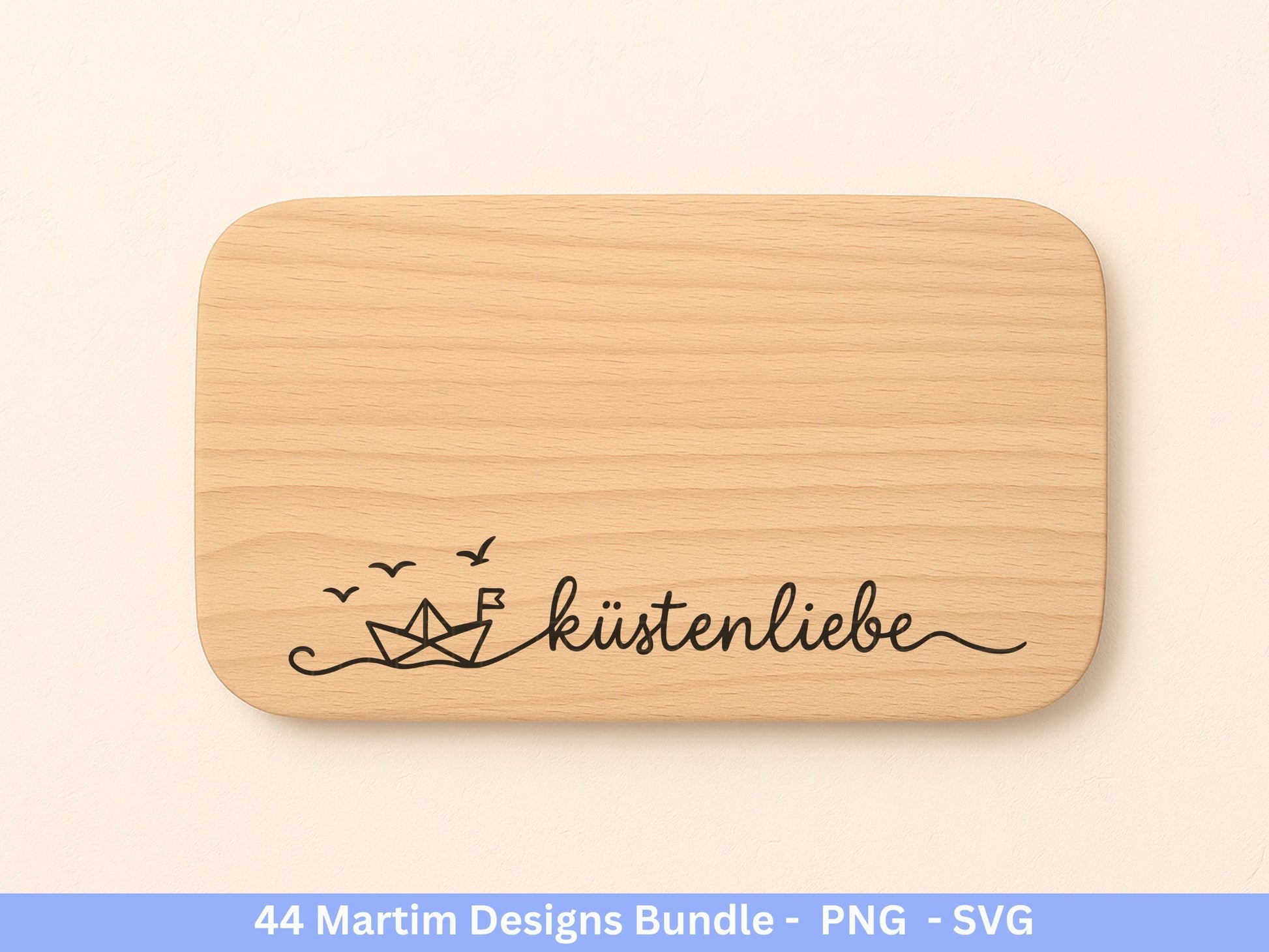 Maritim Plotterdatei Bundle – Küstenliebe Sprüche & Leuchtturm Motive | Moin Nordsee Ostsee SVG | Möwen Anker Meer | Cricut Laserdatei Holz