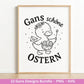 Gans Plotterdatei Bundle – Frühlings & Oster Gans Motive | Gans schöne Ostern Sprüche | Frühling SVG PNG | Cricut Laserdatei Geschenk