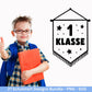Einschulung Plotterdatei Bundle – Schulkind Sprüche | Schulstart Motive | 1 Klasse Design Deutsch | Schulanfang Geschenk | Cricut Laserdatei