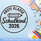 Einschulung Plotterdatei Bundle – Schulkind Sprüche | Schulstart Motive | 1 Klasse Design Deutsch | Schulanfang Geschenk | Cricut Laserdatei