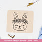 Ostern Plotterdatei Bundle – Hasen & Eier Motive | Frohe Ostern Sprüche SVG | Oster Deko | Geschenk | Laserdatei Frühling Deutsch Basteln