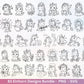 Einhorn Plotterdatei Bundle – Süße Einhorn Motive | SVG PNG | Kinder Design | Cricut & Silhouette Laserdatei | Clipart Geschenk Regenbogen