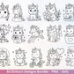 Einhorn Plotterdatei Bundle – Süße Einhorn Motive | SVG PNG | Kinder Design | Cricut & Silhouette Laserdatei | Clipart Geschenk Regenbogen