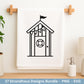 Strandhaus Plotterdatei Bundle – Maritime Strandhäuser & Küstenmotive | Meer SVG Designs | Nordsee Ostsee | Cricut Silhouette Laserdatei