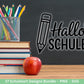 Einschulung Plotterdatei Bundle – Schulkind & Schulstart Sprüche | Deutsche Schule SVG | 1. Klasse Motive | Schulanfang Geschenk Laserdatei