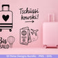 Reise Plotterdatei Bundle – Fernweh Sprüche & Koffer Motive | Urlaub Abenteuer SVG | Weltenbummler Reise | Flugzeug Sommer Cricut Laserdatei