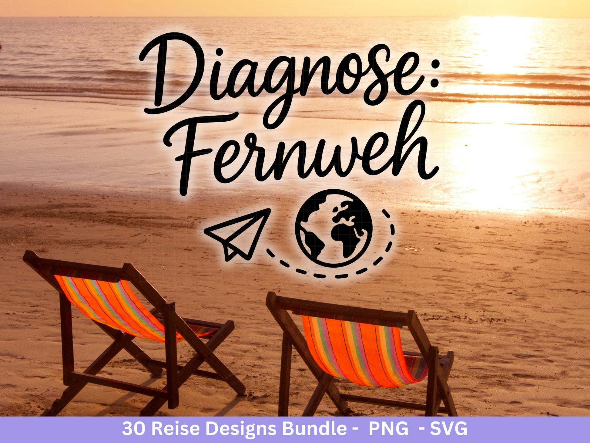Reise Plotterdatei Bundle – Fernweh Sprüche & Koffer Motive | Urlaub Abenteuer SVG | Weltenbummler Reise | Flugzeug Sommer Cricut Laserdatei