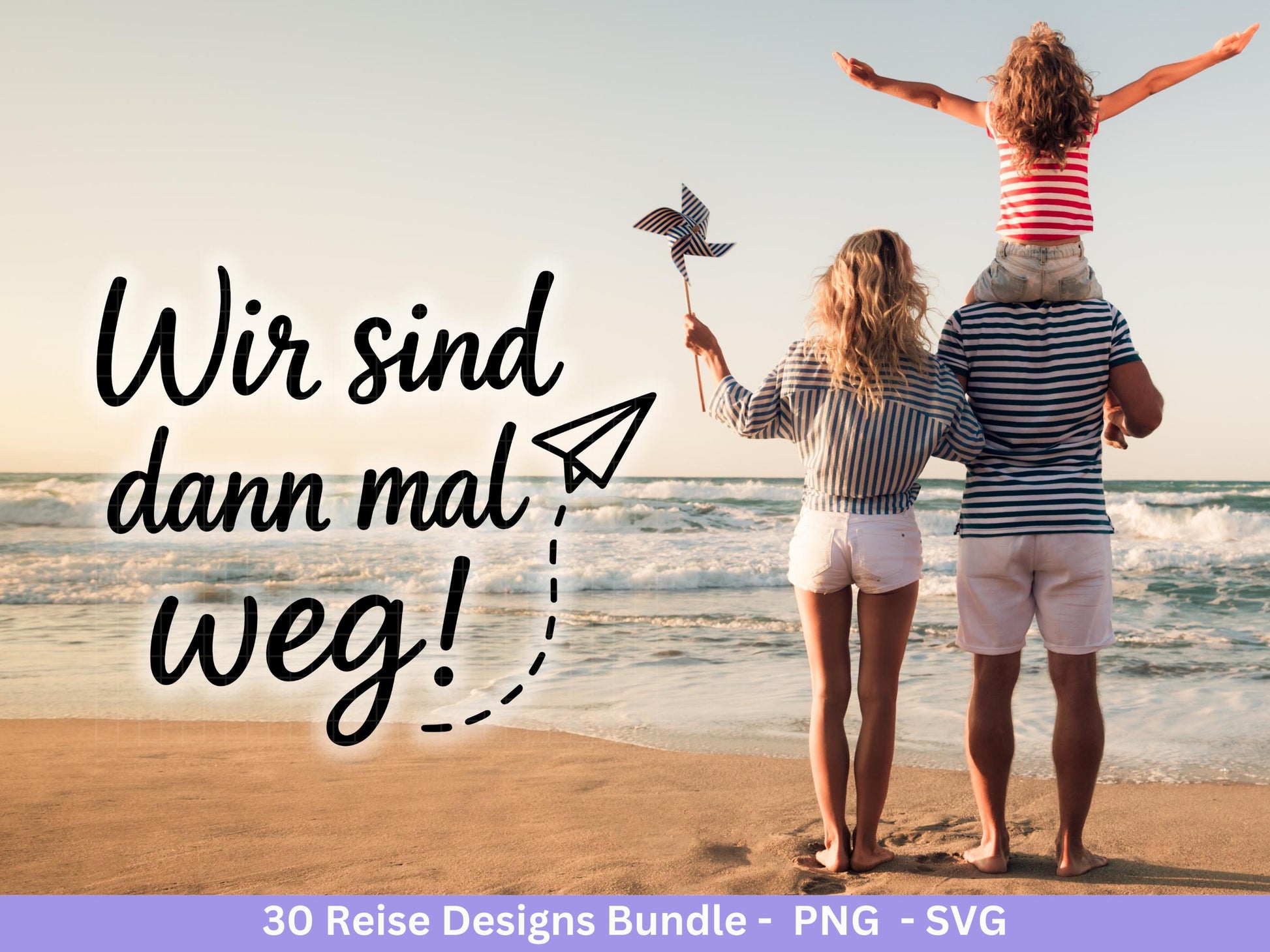 Reise Plotterdatei Bundle – Fernweh Sprüche & Koffer Motive | Urlaub Abenteuer SVG | Weltenbummler Reise | Flugzeug Sommer Cricut Laserdatei