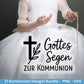 Kommunion Plotterdatei Bundle – Christliche Sprüche & Symbole | SVG PNG | Einladung, Geschenk, Deko | Cricut Laserdatei Kirche und Taufe
