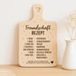 Freundschaft Rezept Laserdatei – Schneidebrett Gravur SVG PNG | Küchen Spruch Geschenkidee | Holz gravieren | Cricut Silhouette Plotterdatei
