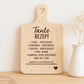 Tante Rezept Laserdatei – Schneidebrett Gravur SVG PNG | Küchen Spruch Geschenkidee für Tante | Holz gravieren | Cricut Plotterdatei