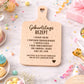 Geburtstag Rezept Laserdatei – Schneidebrett Gravur SVG | Küchenspruch Geschenkidee zum Geburtstag | Holz gravieren | Cricut Plotterdatei