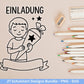 Einschulung Plotterdatei Bundle – Schulkind Sprüche | Schulstart Motive | 1 Klasse Design Deutsch | Schulanfang Geschenk | Cricut Laserdatei