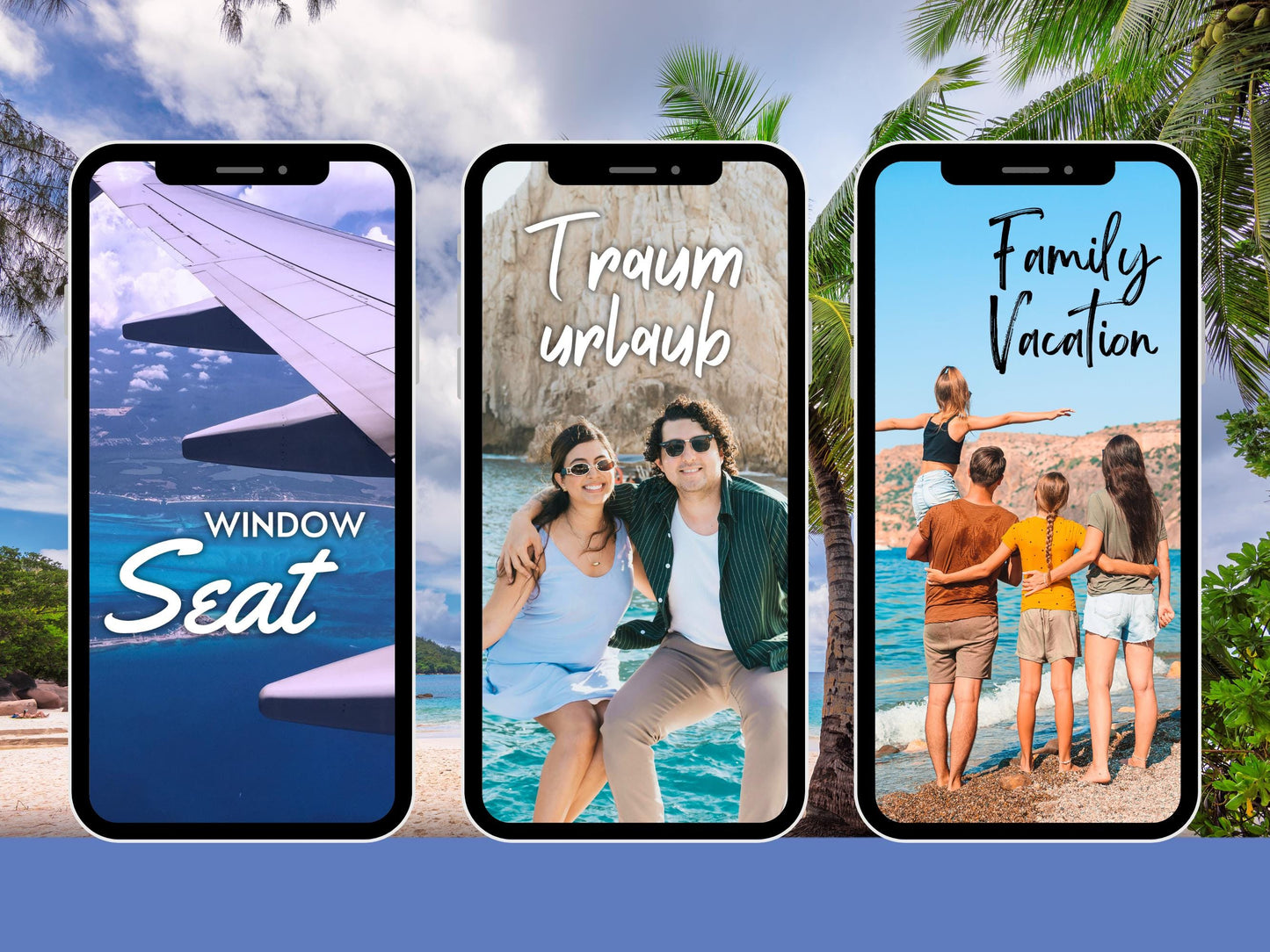 140 Instagram Story Sticker Sommer – Urlaubssticker für Insta Stories – Strand – Pool - Strand Sprüche – Sommer Content Creator Bundle Daily