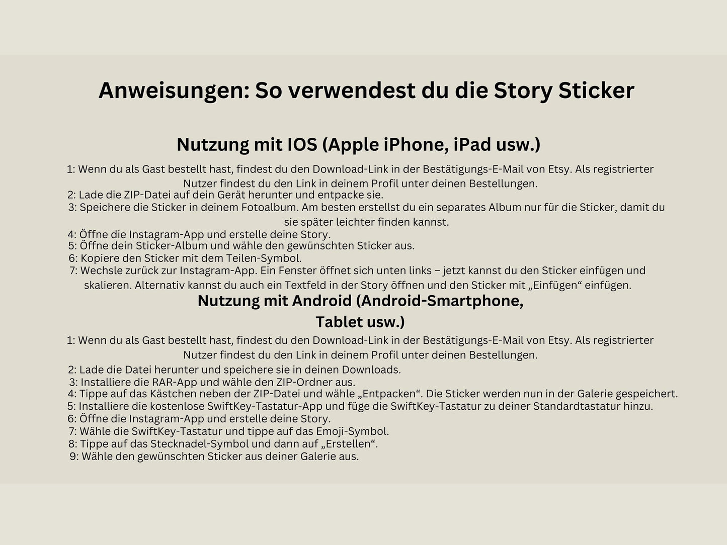 170 Instagram Story Sticker Ostern | Frühling Deutsch | Oster Sprüche, Hasen & Eier | Kalligrafie Story Set | Daily | Alltag | Sprüche Insta