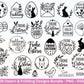Ostern & Frühling Plotterdatei Bundle – Frohe Ostern Sprüche | Hasen Motive | Deutsche Ostergrüße SVG | Hallo Frühling | Cricut Laserdatei