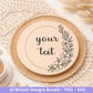 Blumenkranz Plotterdatei Bundle – 42 Kränze SVG PNG | Lorbeerkranz Monogramm Rahmen | Hochzeit Boho Deko | Cricut | Laserdatei Holzgravur