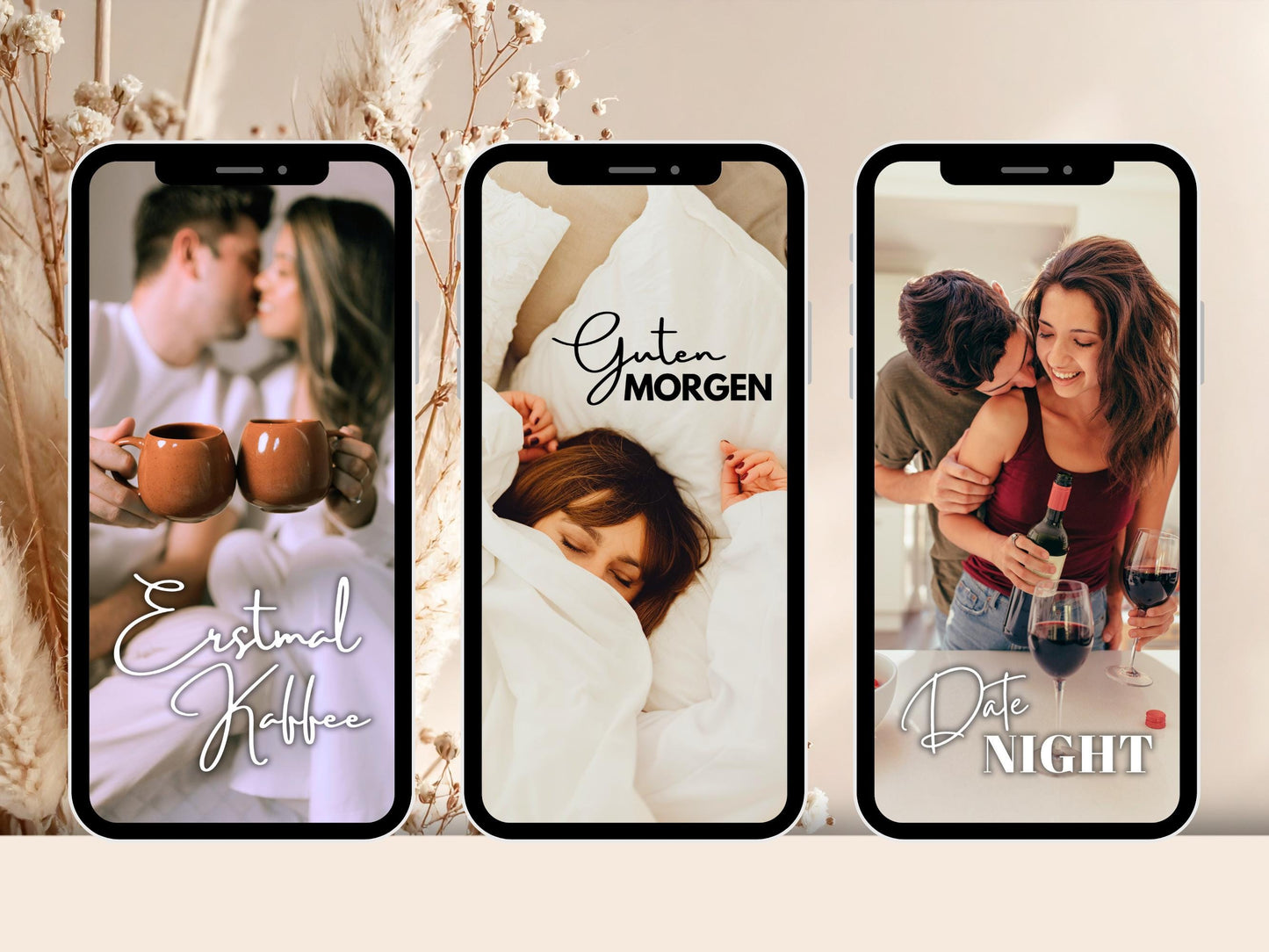 120 Instagram Story Sticker – Deutsch | Alltag | Kaffee | Humor | Home | Storysticker Daily | Basic | Kalligraphie | Guten Morgen | Sprüche