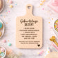 Geburtstag Rezept Laserdatei – Schneidebrett Gravur SVG | Küchenspruch Geschenkidee zum Geburtstag | Holz gravieren | Cricut Plotterdatei