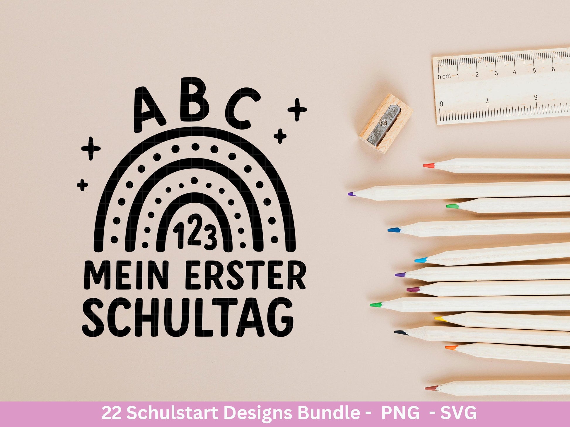 Schulstart Plotterdatei Bundle – Schulkind 2026 Sprüche & Motive | 1. Klasse SVG PNG | Einschulung Geschenk | Cricut Silhouette Laserdatei