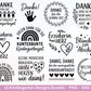Erzieherin Plotterdatei Bundle – Danke Kindergarten Abschied | Deutsche Sprüche SVG | Geschenk Erzieherin | Cricut Silhouette | Laserdatei