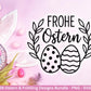 Ostern & Frühling Plotterdatei Bundle – Frohe Ostern Sprüche | Hasen Motive | Deutsche Ostergrüße SVG | Hallo Frühling | Cricut Laserdatei