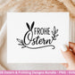 Ostern & Frühling Plotterdatei Bundle – Frohe Ostern Sprüche | Hasen Motive | Deutsche Ostergrüße SVG | Hallo Frühling | Cricut Laserdatei