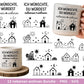 Ich wünschte du würdest nebenan wohnen Plotterdatei – Freundschaft Spruch SVG PNG | Laserdatei Tasse Beutel | Geschenk Freundin | Cricut