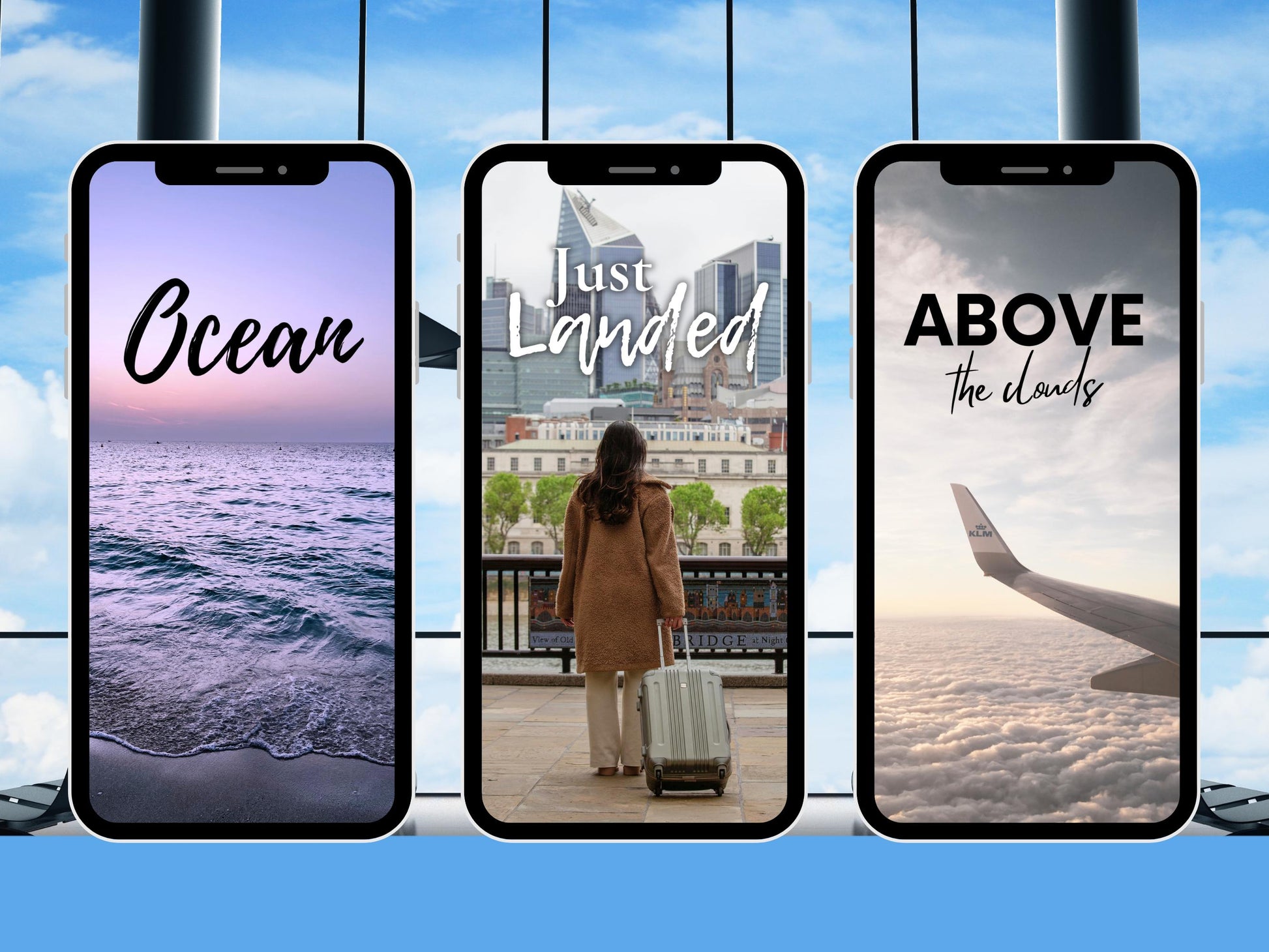 140 Instagram Story Sticker Reisen – Travel & Urlaub Sprüche Deutsch Englisch | Sommer Strand Vibes | Content Creator | Insta Story PNG