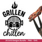 Grillen Plotterdatei Bundle – Grillmeister & BBQ Sprüche SVG | König des Grills Motive | Männer Geschenk | Cricut | Laserdatei Holzgravur