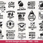 Grillen Plotterdatei Bundle – Grillmeister & BBQ Sprüche SVG | König des Grills Motive | Männer Geschenk | Cricut | Laserdatei Holzgravur