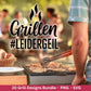 Grillen Plotterdatei Bundle – Grillmeister & BBQ Sprüche SVG | König des Grills Motive | Männer Geschenk | Cricut | Laserdatei Holzgravur