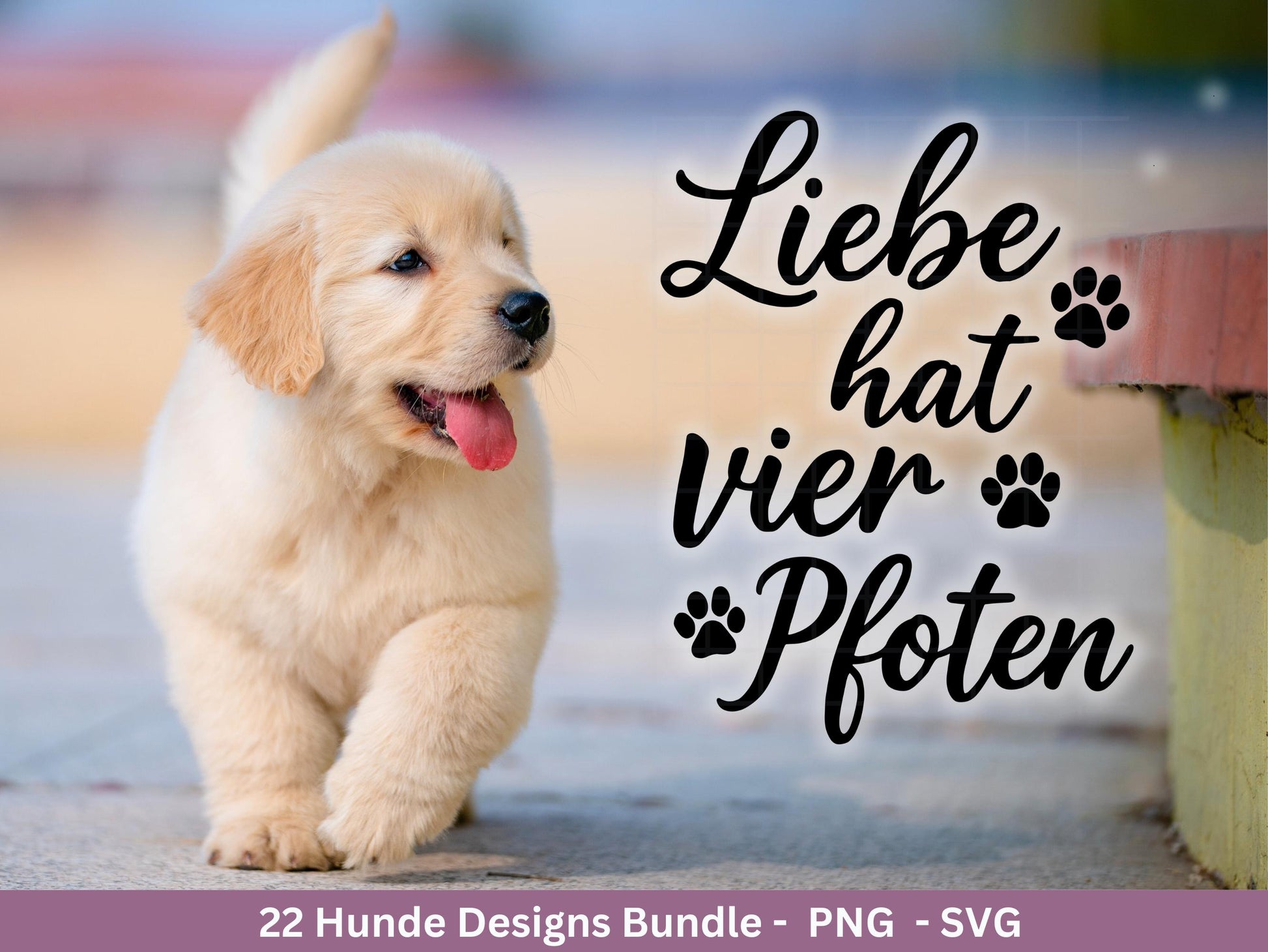 Hunde Plotterdatei Bundle – Hundeliebe Sprüche & Motive SVG PNG | Hunde Mama Design | Cricut | Laserdatei Holzgravur | Geschenk Hund