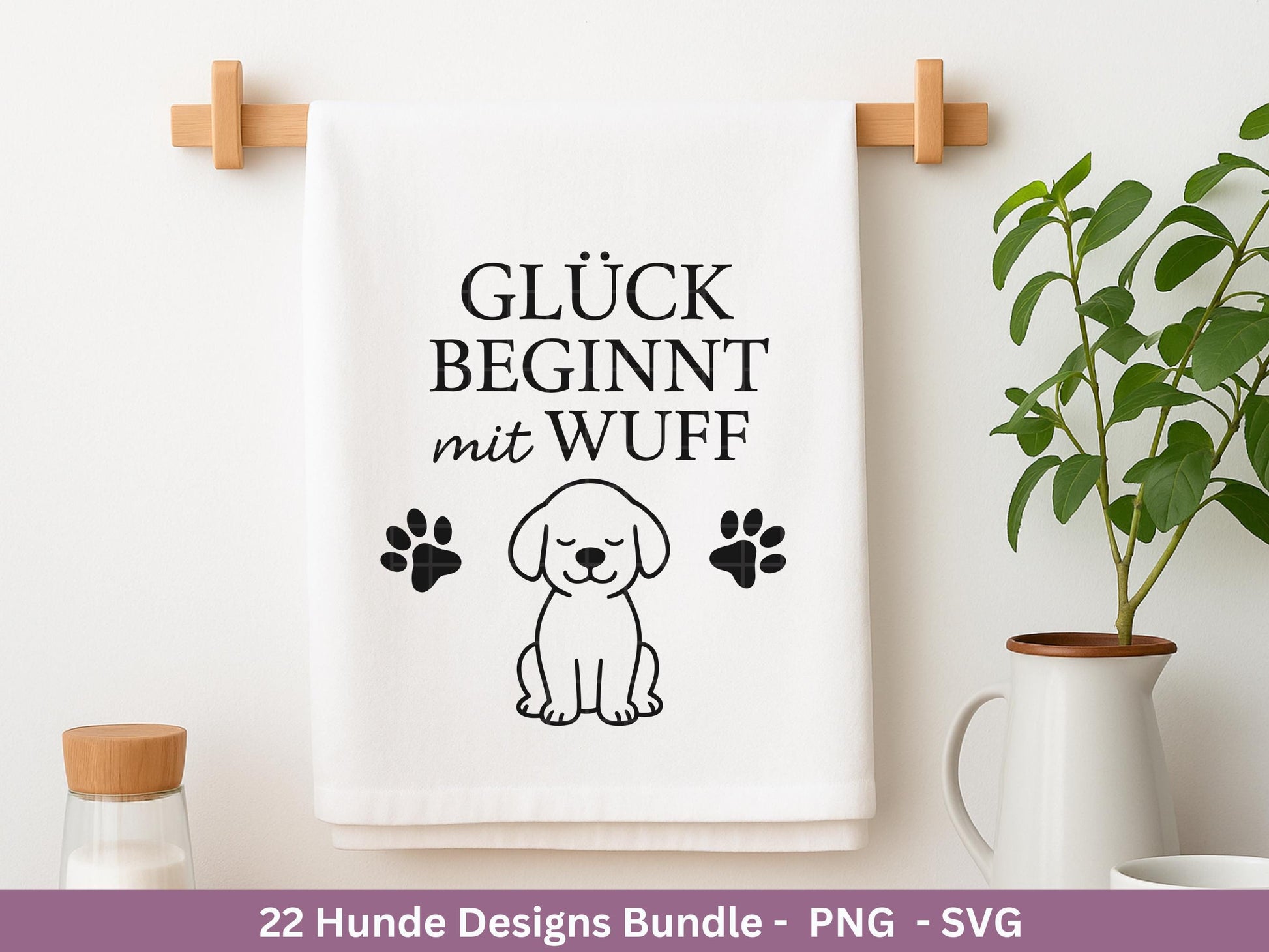 Hunde Plotterdatei Bundle – Hundeliebe Sprüche & Motive SVG PNG | Hunde Mama Design | Cricut | Laserdatei Holzgravur | Geschenk Hund