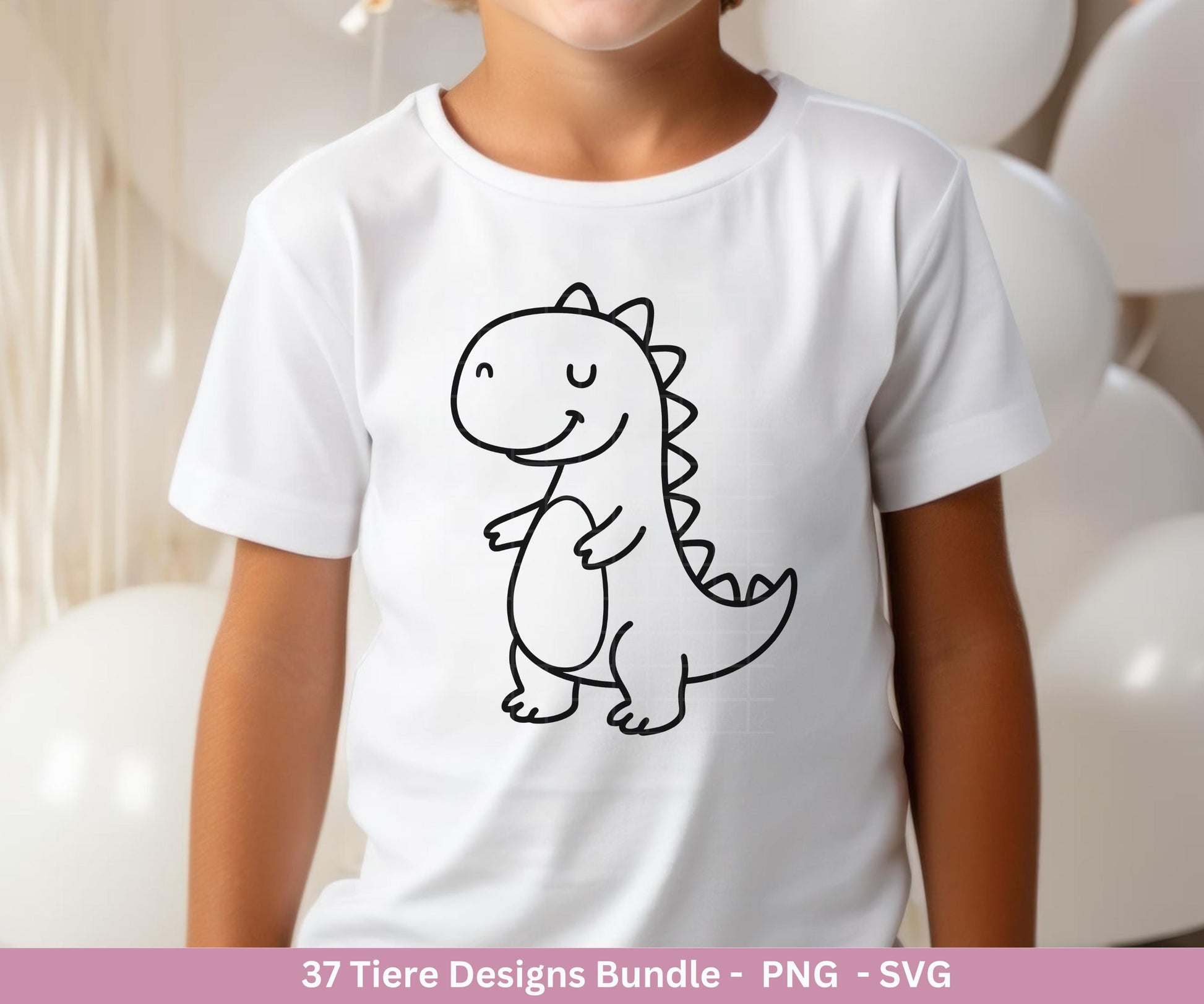 Kawaii Tiere Plotterdatei Bundle – süße Tier Motive SVG | Hund Katze Kuh Einhorn | Kinder Line Art | Wald & Safari Tiere | Cricut Laserdatei
