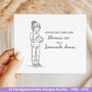 Handgezeichnete Mädchen Plotterdatei Bundle – Positive Sprüche SVG PNG | Cricut Silhouette | Laserdatei | Geschenk Freundin | Motivation