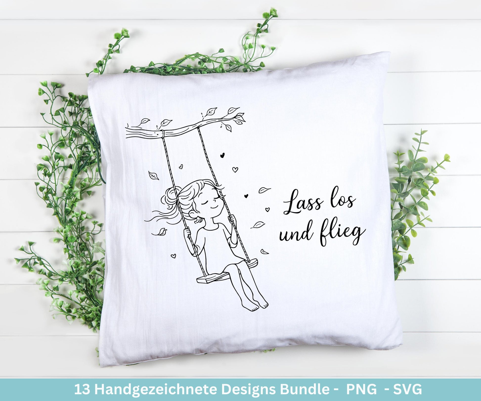 Positive Sprüche Mädchen SVG Bundle – Handgezeichnete Line Art Frauen | Plotterdatei Cricut | Laserdatei | Geschenk Freundin | Motivation