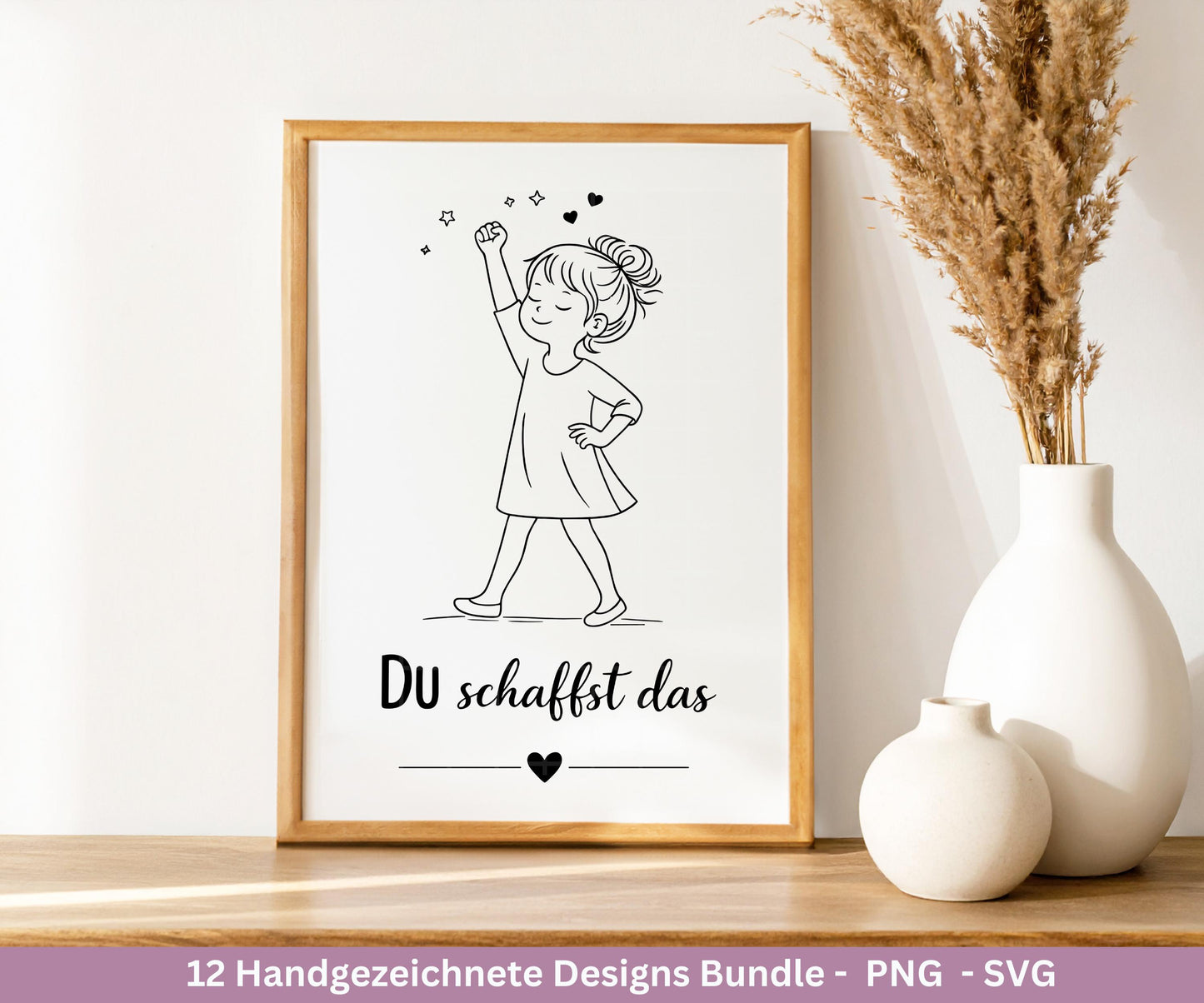 Handgezeichnete Frauen SVG | Sketch Bundle mit Sprüchen | Plotterdatei Laserdatei | Geschenkidee Freundin | Cricut Silhouette Design Datei
