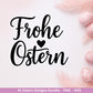 Ostern Plotterdatei Bundle – Frohe Ostern Sprüche SVG PNG | Deutsche Ostergrüße | Osterfest & Eiersuche Motive | Cricut | Laserdatei Ostern